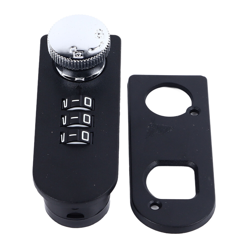Combination Cabinet Lock, Resettable 3-Digit, Abs+Zinc Alloy 4241338271717