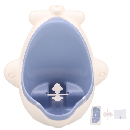 Potty Training Urinal for Boys, Removable & Adjustable, Blue Plastic 1