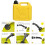 5L High-Density Portable Fuel Container for Campers - Yellow 1