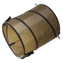 D34 Kleiner dunkelgrüner faltbarer Mülleimer 34x40cm