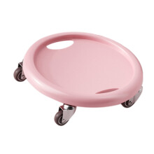 Core-Slider Bauch-Workout Sliding Disc 4 Rollen Pink