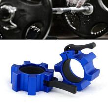 2er Pack blaue 50 mm Hantelschelle aus Aluminiumlegierung