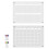 Weekly Plan Notes Message Board Erasable Weekly Planner Board 3D Acrylic Magnetic Suction Fridge Office Accessories 1