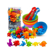 Counting Dinosaur Toys Sorting Toy Matching Game Early Counting Educational Toys
