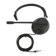 X6S 3,5 Telefon-Headset ENC Aktive Geräuschunterdrückung Einzel-Ohr PC-Kopfhörer für Kundenservice und Call-Center