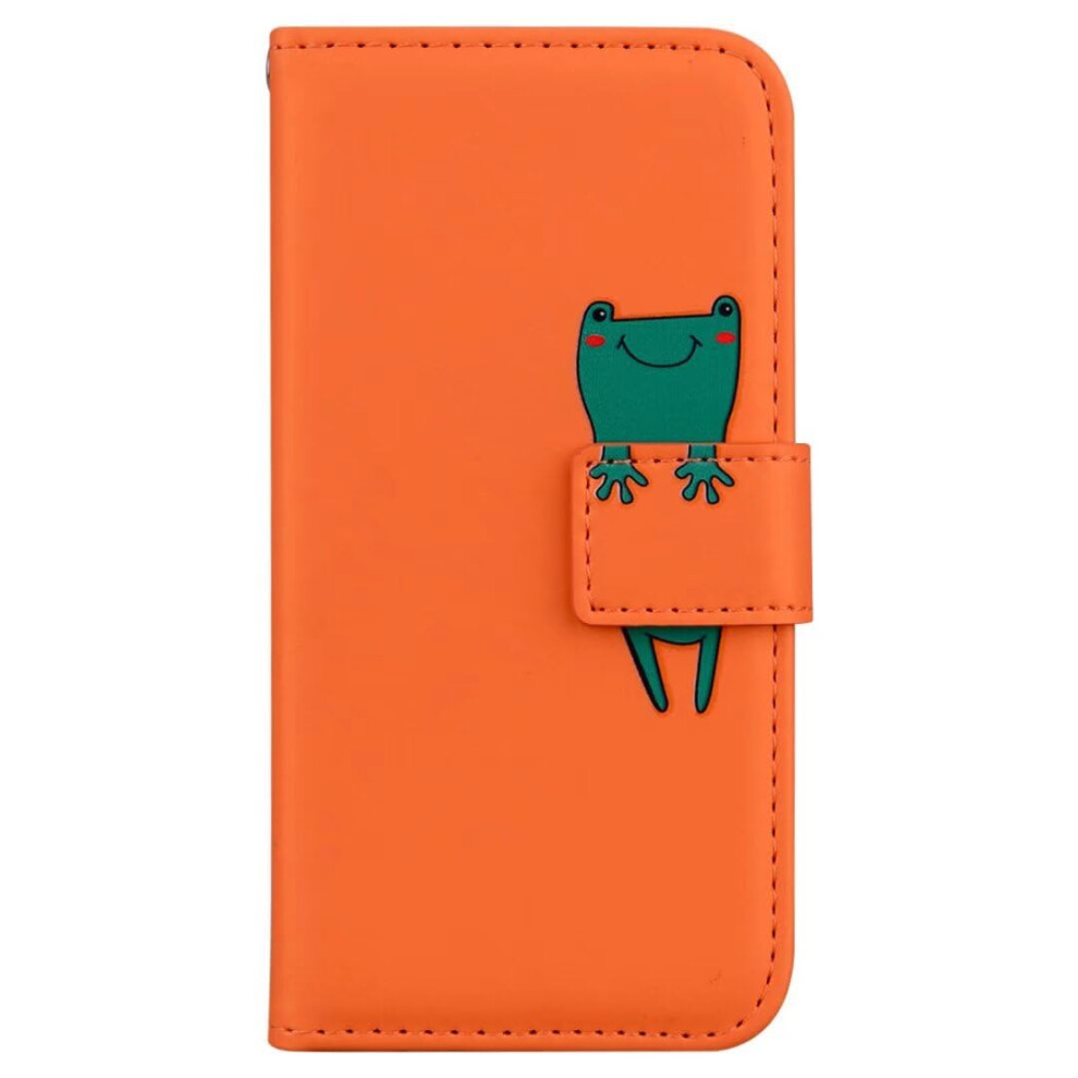 Animal Flip Case For Xiaomi Redmi 13C 4G Wallet Pu Leather Tpu Stand Card Slots Magnetic Closure Orange 6276012306278