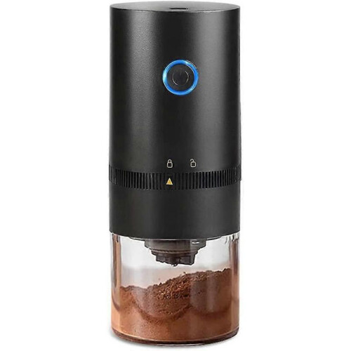 Electric Coffee Grinder,  Electric Small Automatic Conical Burr Coffee Grinder, Usb Rechargeable