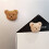 3D Plüschbär Kühlschrankmagnet Milchtee-Farbe 20g 6