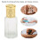 3 Stück nachfüllbare Parfümflasche 10 ml goldene Kappe 4