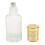 3 Stück nachfüllbare Parfümflasche 10 ml goldene Kappe 12