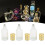3 Stück nachfüllbare Parfümflasche 10 ml goldene Kappe 14
