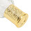3 Stück nachfüllbare Parfümflasche 10 ml goldene Kappe 3