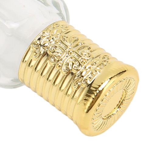 3 Stück nachfüllbare Parfümflasche 10 ml goldene Kappe 2