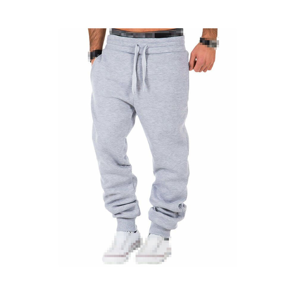 (LightGray,XL)Pantalon de survêtement jogging sport taille élastique pour homme gym entraînement pantalon