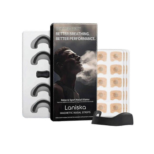 Laniska Snoring Nose Care Set Reduce Snoring Improve Sleep Soothes Nose Patch Care