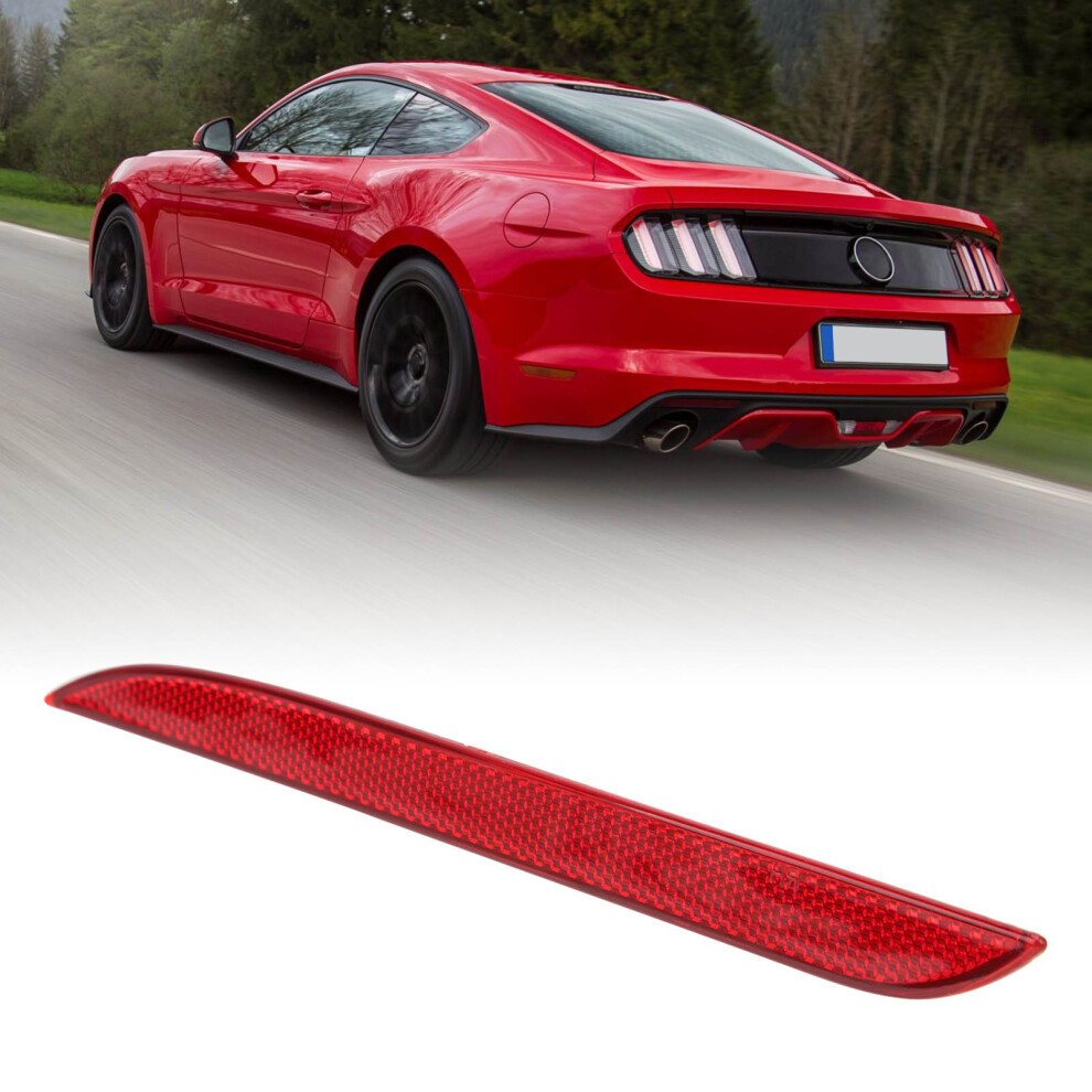 Waterproof Rear Bumper Reflector Strip Replacement For Mustang 2015-2017 Red 9431338296291