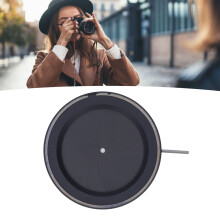 Aluminum Alloy Lens Diaphragm 3-52mm Silver Iris