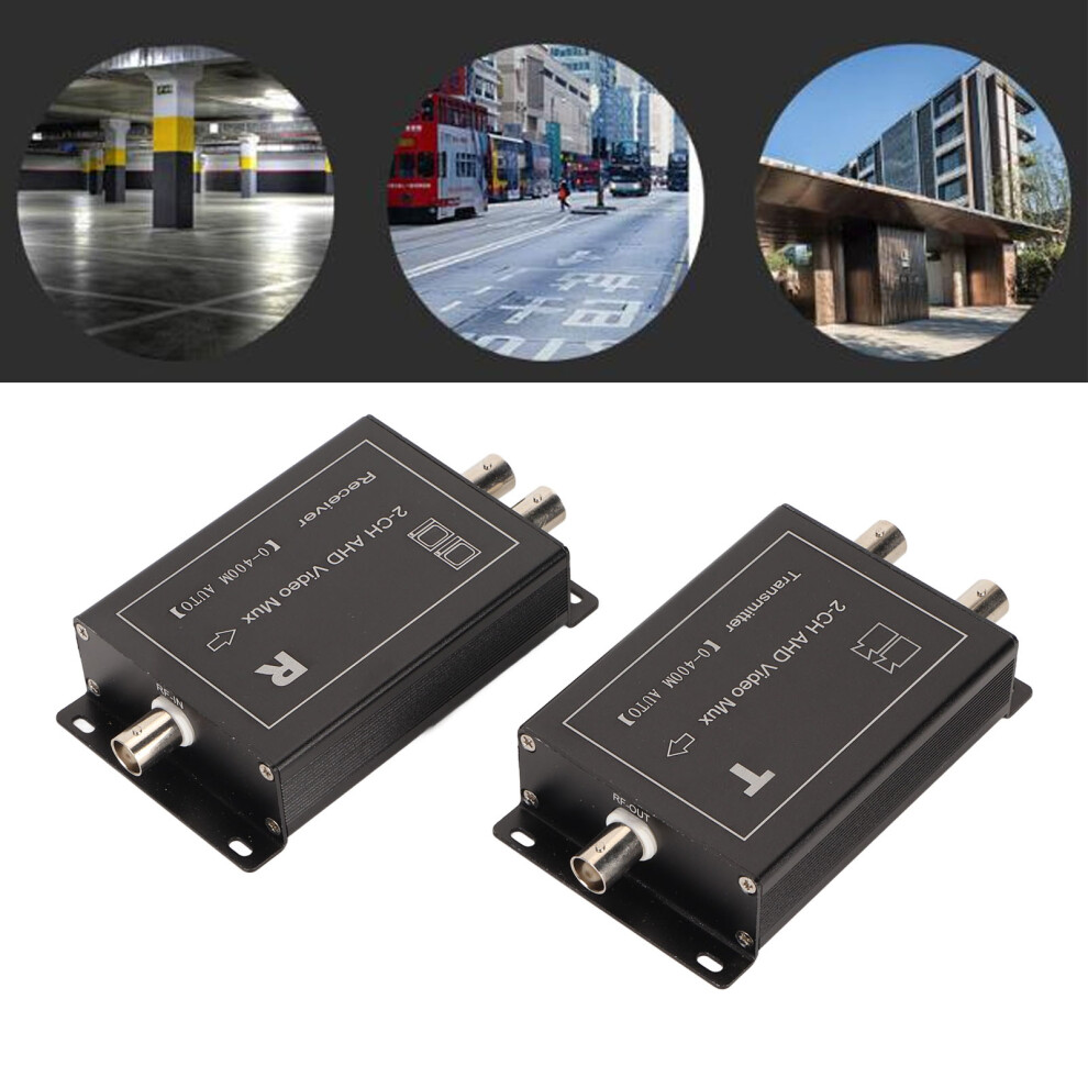 Real-Time 2 Channel Video Multiplexer For Ahd Cvbs 400M Distance 9401338298816