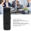 1080P Mini Body Cam, 64GB Support, Night Vision, WiFi 6