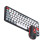 Wireless 2.4G Ergonomic Keyboard & Mouse Combo, Compact Silent, 78 Keys 6