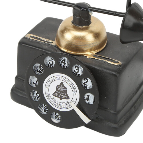 Vintage Harz-Telefon Modell-Deko 18x16x8 cm 2