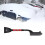 Schneebürste Eiskratzer 66cm/26in, 8,9oz, Grau/Rot 1