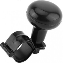 Steering Wheel Knob Universal Car Steering Wheel Knob Swivel Ball Steering Wheel Auxiliary Knob Steering Handle Ball for Car Truck Tractor (black) (1p