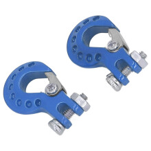 Blauer Alu-RC-Zughaken, 22 g, 99 cm Kette, für SCX10D90