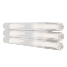 3er Pack 2,5 ml Transparente Twist Stifte Leere Drehbare Wiederverwendbare Nagelölwachstum Flüssigkeitspinsel
