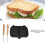 Double Side Sandwich Maker Pan with Detachable Handle, Aluminum Alloy 3