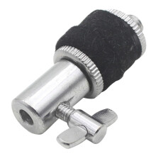 Hi-Hat Coupling for Hi-Hat Cymbals Alloy, Standard Jazz Drum Compatibility, Drum Kit Fittings Silver