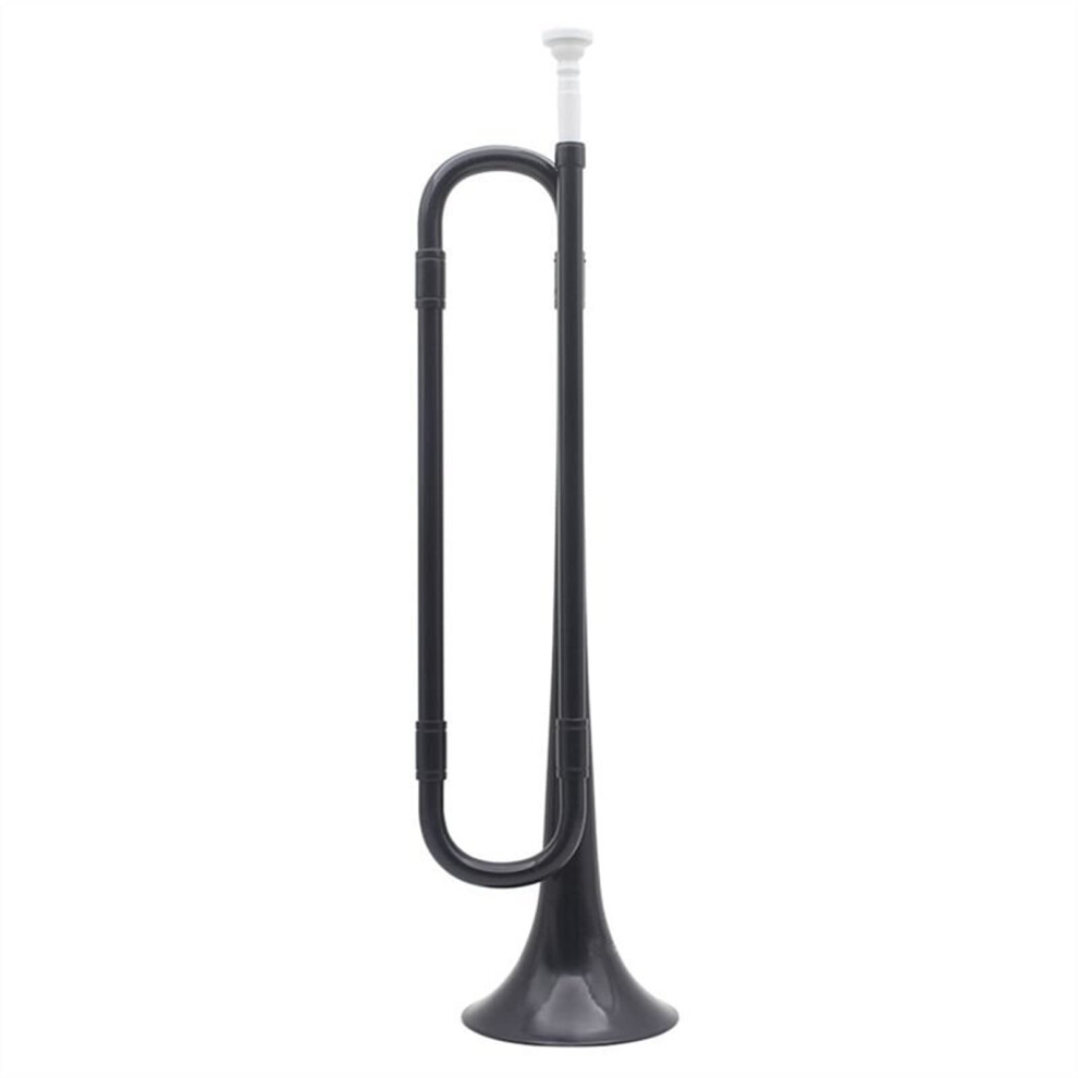 B Flat Bugle Cavalry Trumpet Environmentally Friendly Plastic With Mouthpiece In B Flat For School Band Students Black