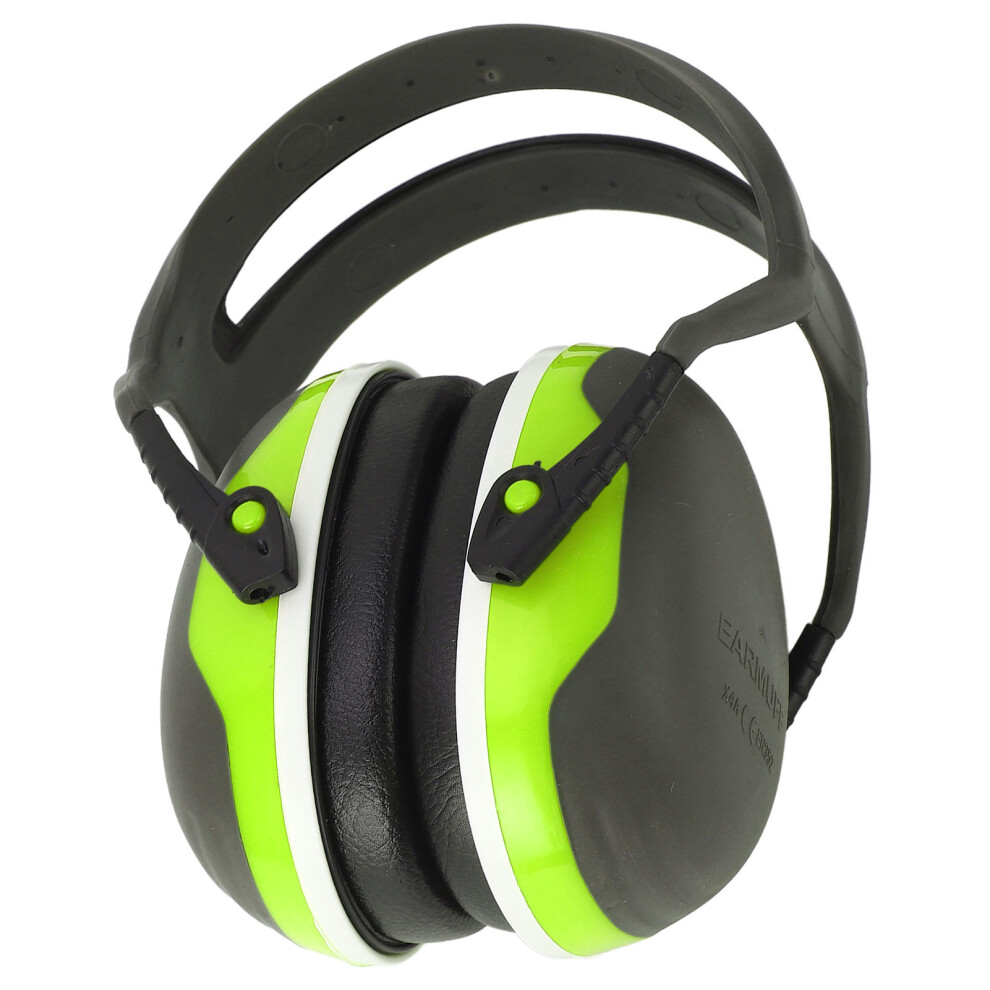 Ergonomic Noise Cancelling Ear Muffs For Adults & Kids Green