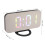 CR2016 200mAh schwarzer LED-Wecker 87x158x55mm 7