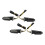 TL-12V Mini gelbe LED-Blinker 4 Stück 1200 lm 16