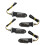 TL-12V Mini gelbe LED-Blinker 4 Stück 1200 lm 1