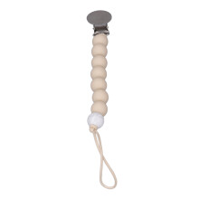 Beige Schnullerkette - 22 cm (8,66 in) Beißspielzeug