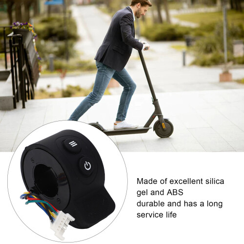 Langlebiges ABS-E-Scooter-Finger-Gashebel-Ersatzteil Schwarz 2