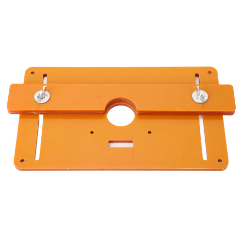 Router Table Plate with Accessories, Engineering Plastic, Durable Trimming Tools