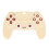 Baby Silicone Teether Toy - Controller Shape, Soft, Beige 2