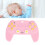Baby Pink Silicone Game Controller Teether Toy – Soft & Safe Baby Teether 13