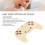 Baby Silicone Teether Toy - Controller Shape, Soft, Beige 10