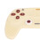 Baby Silicone Teether Toy - Controller Shape, Soft, Beige 8