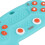 Blue Baby Teether Game Controller Shaped Soft Silicone Toy 10