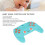 Blue Baby Teether Game Controller Shaped Soft Silicone Toy 4