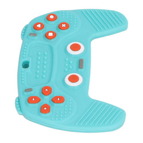 Blue Baby Teether Game Controller Shaped Soft Silicone Toy