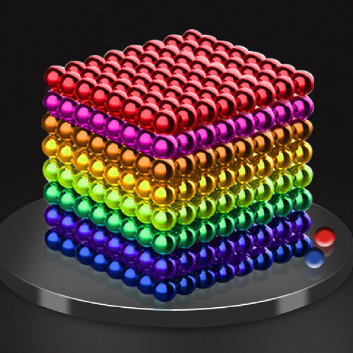 (3mm 1000Pcs)3 mm oder 5 mm Blöcke Buck Ball Bildung Spielzeug Magnet Puzzle Spielzeug Dekompression 1