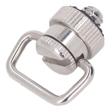 D-Ring-Kamera-Halterung aus nickelbeschichtetem Eisen, 1/4-Zoll-Schraube