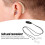 A675 Sound Aid Lanyard Clip BTE Protector Schwarz L 4