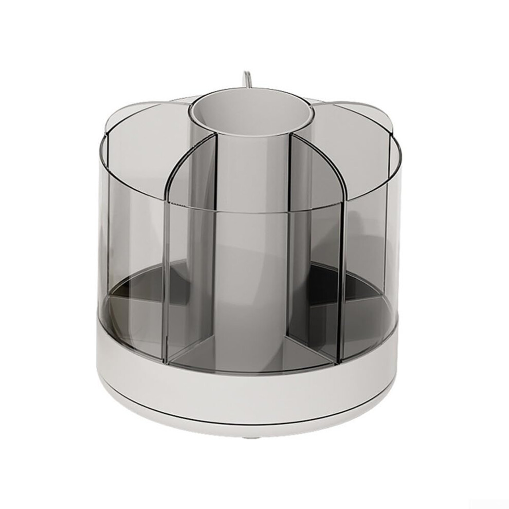 Desk Organizer Rotating Design For Pens Pencils And Makeup Brushes White-image-OPC-PJH59DM-NEW